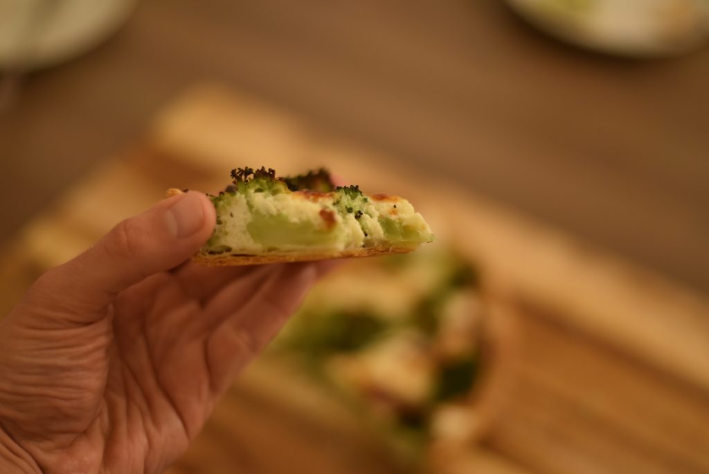 feta and broccoli tart