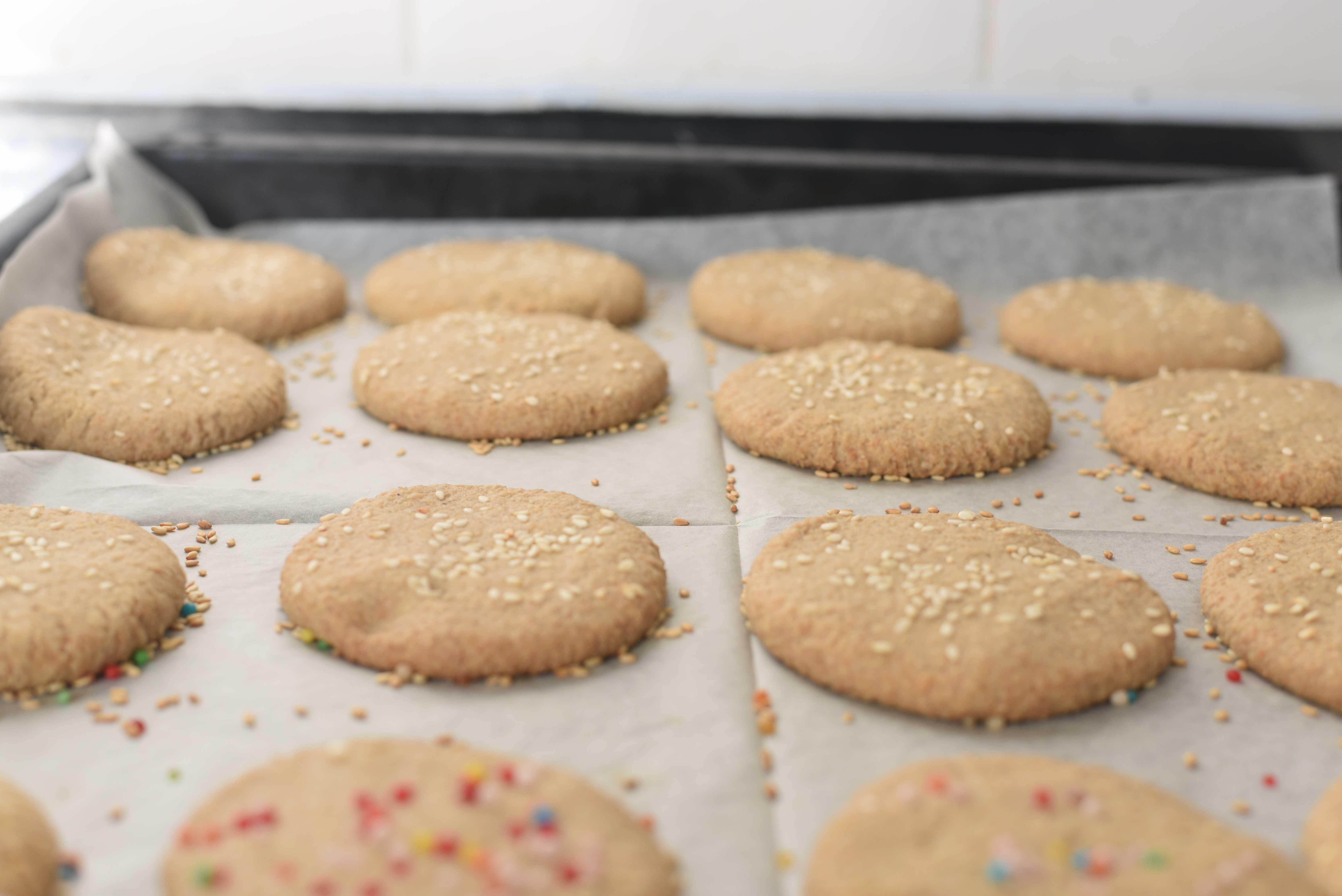 vegan tahini cookies