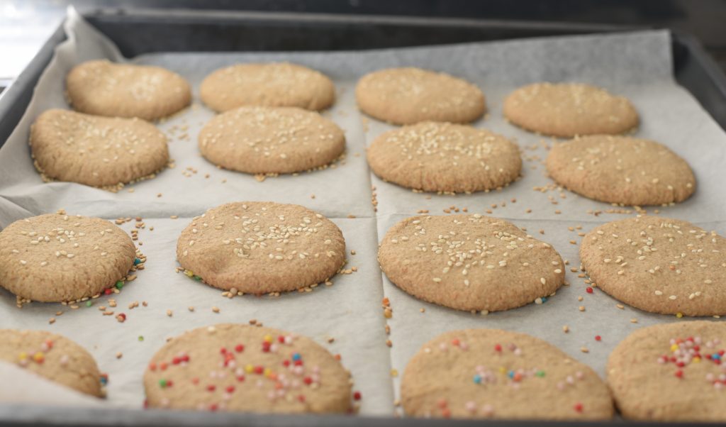 vegan tahini cookies