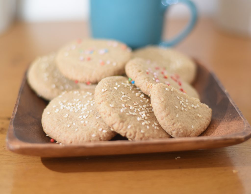 vegan tahini cookies