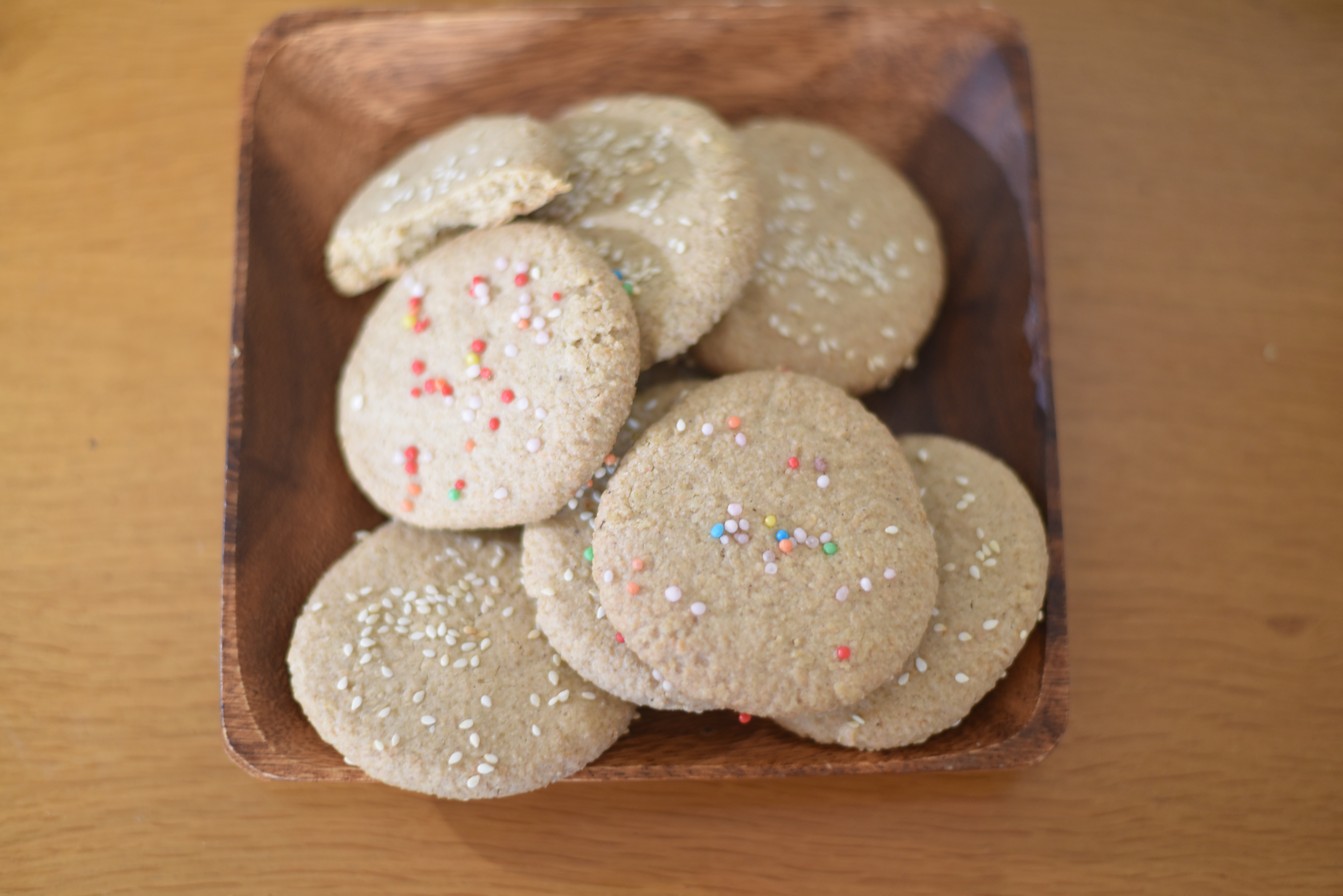 vegan tahini cookies