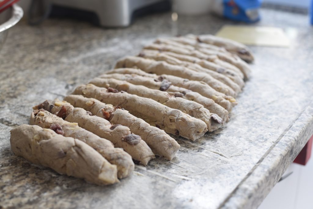 cheese and olive bread sticks