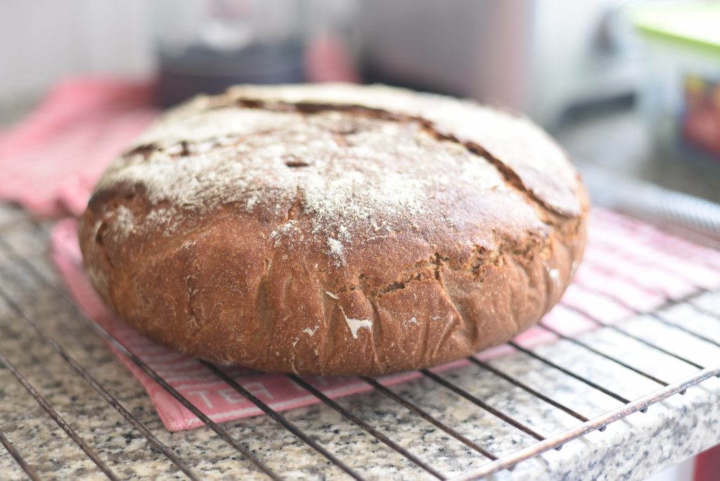 3 stage rye sourdough bread