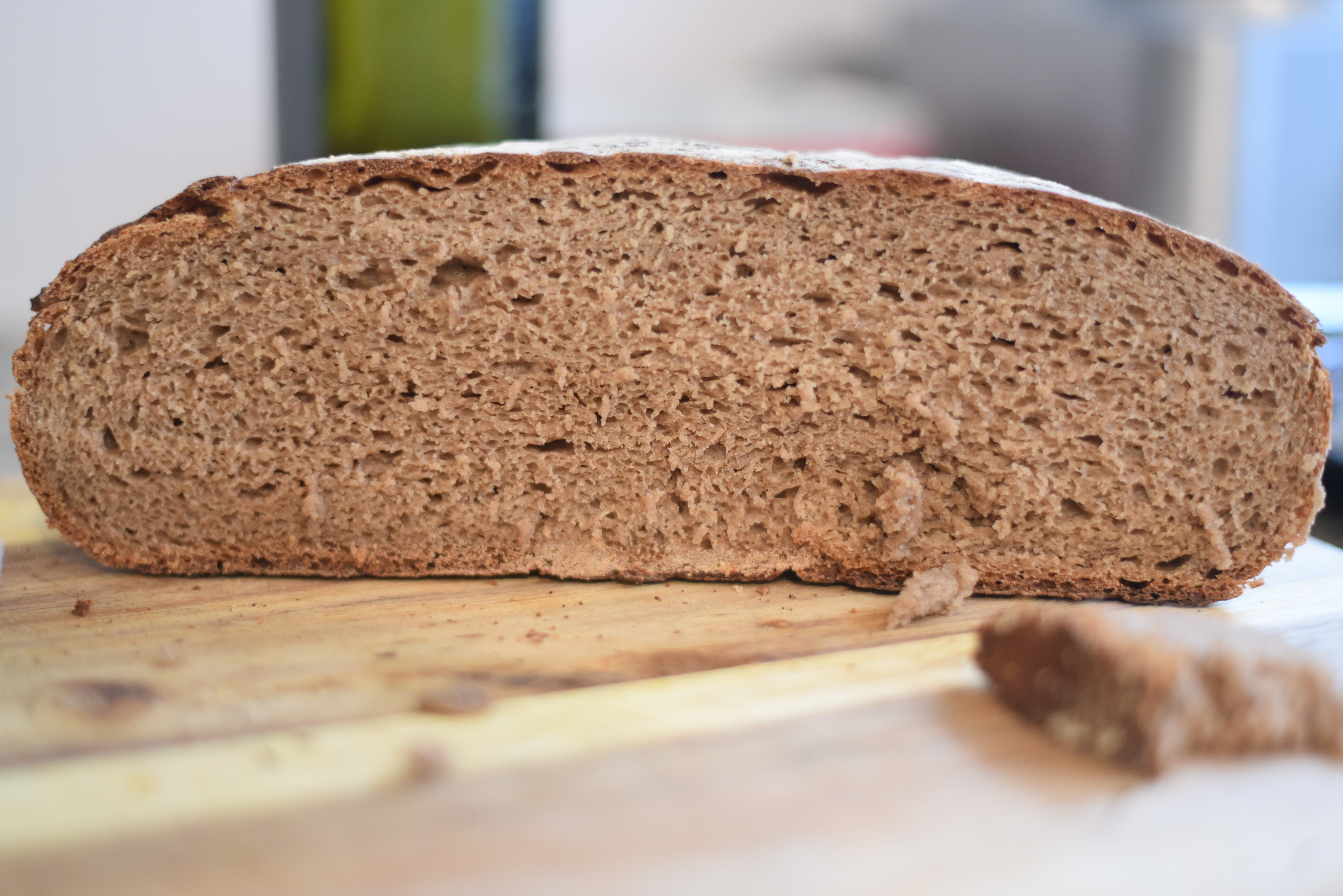 3 stage rye sourdough bread