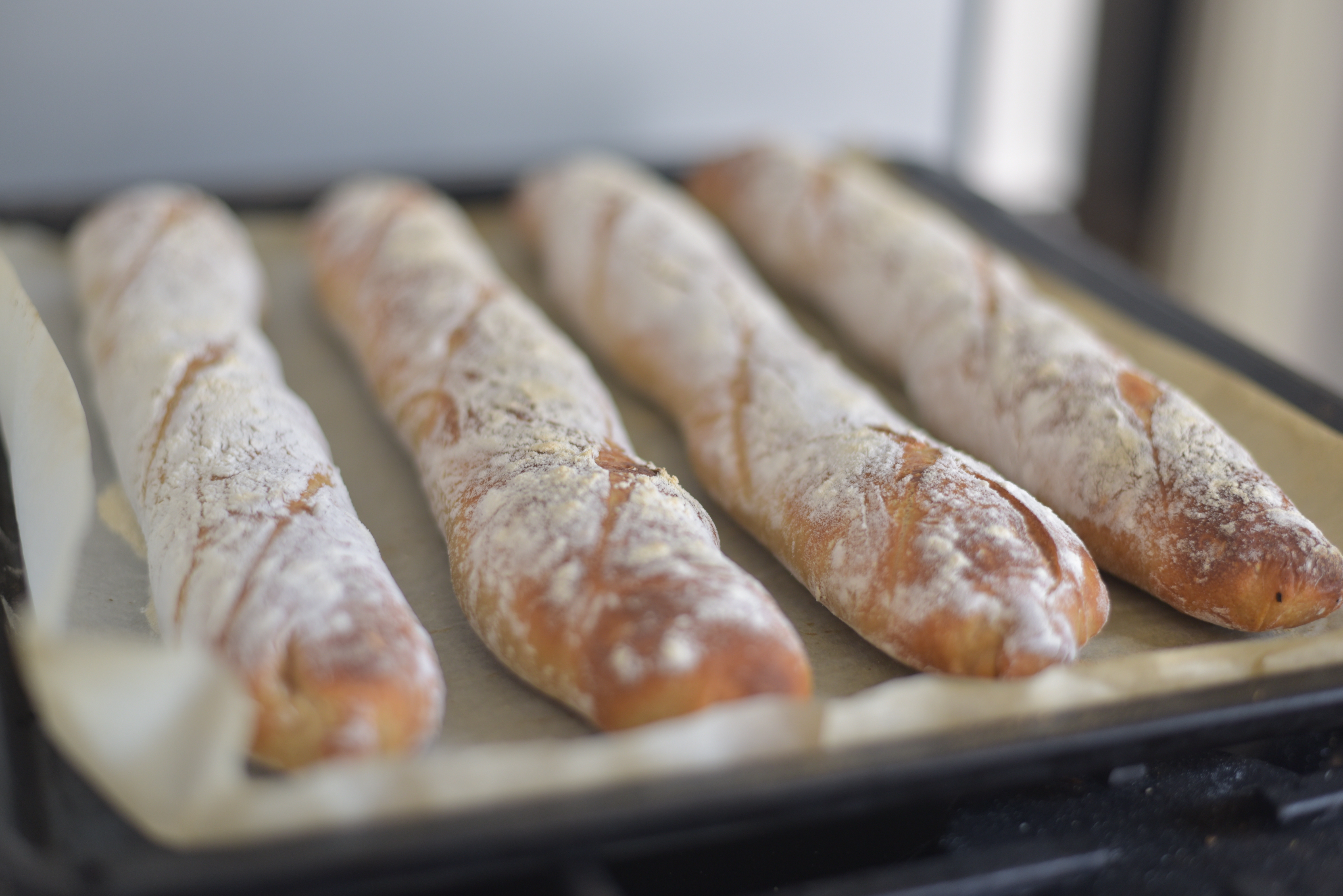 Rustic French Baguettes - Lion's Bread