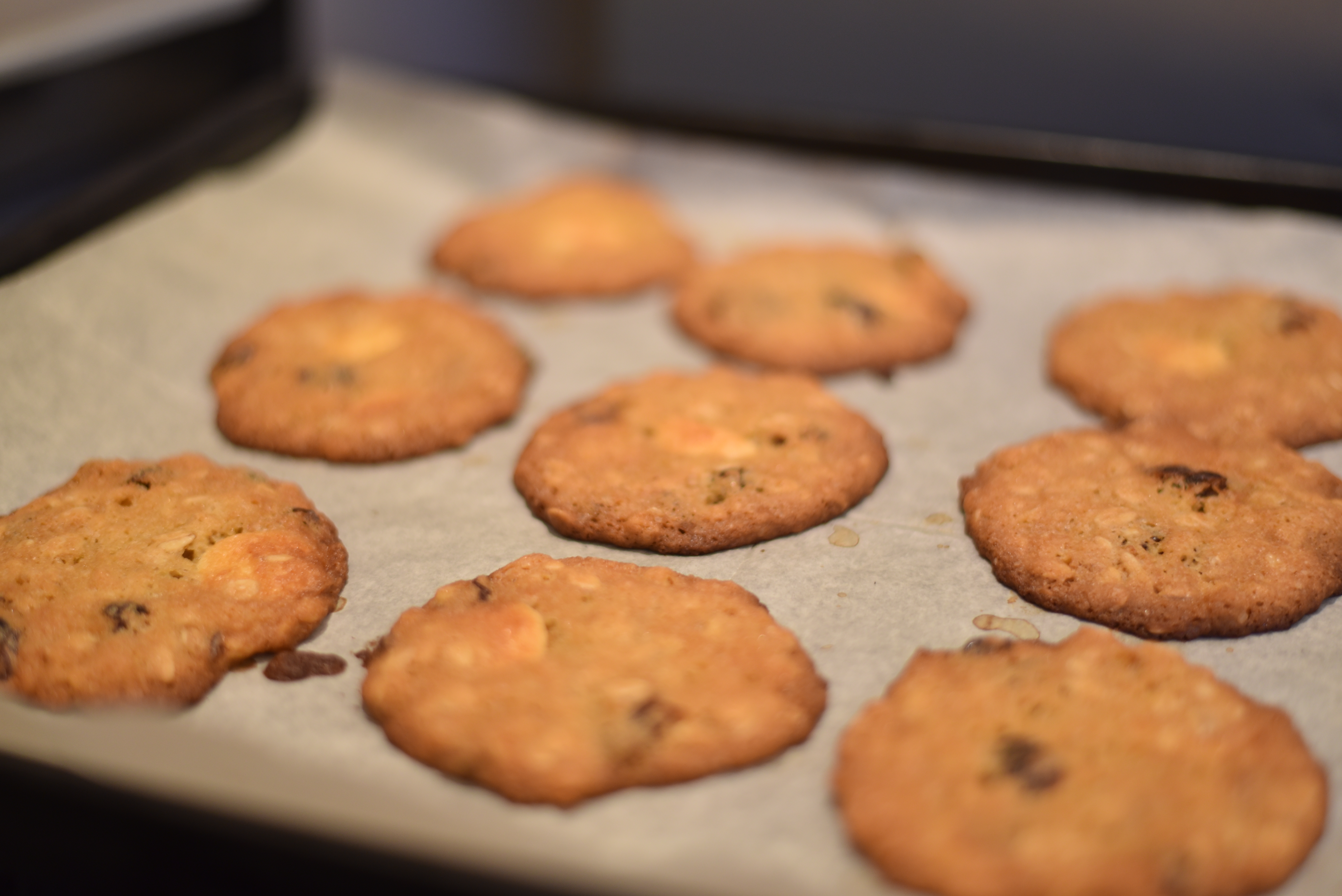 white chocolate cranberry cookies